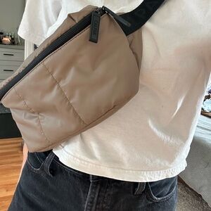 Calpak Taupe Crossbody Bag